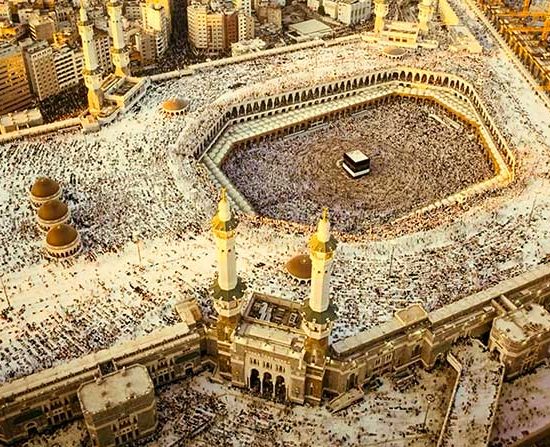 La Ka'aba est un lieu sacré du culte musulman.