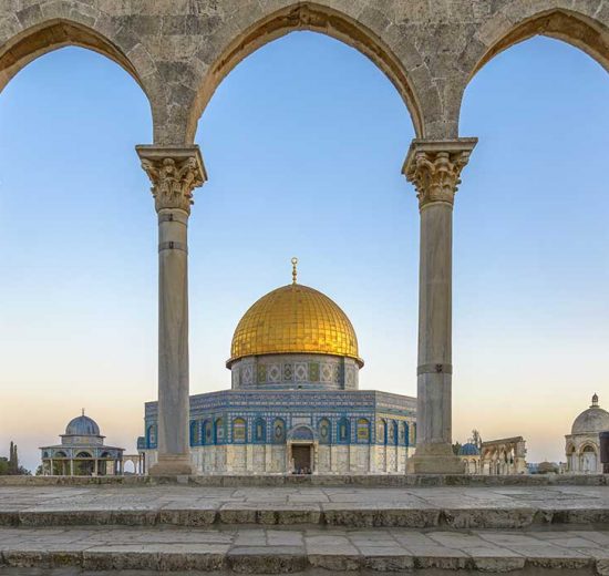 Le dôme du Rocher de Jérusalem est un des trois lieux saints de l'Islam.
